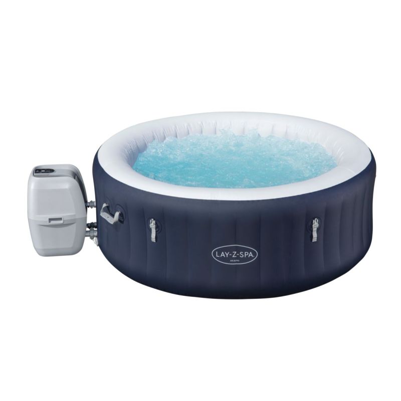 Lay-Z-Spa Whirlpool Miami AirJet4 Personen Dm. 180x66 cm, Dunkelblau