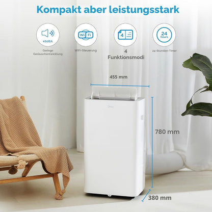 Midea Silent Cool 26 Pro WF 3 in 1 mobile Klimaanlage