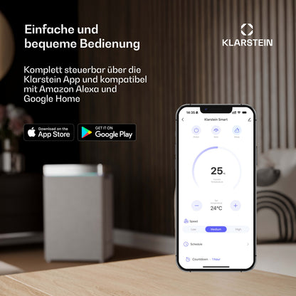 Kraftwerk Smart 12000 BTU Mobile Klimaanlage Anthrazit